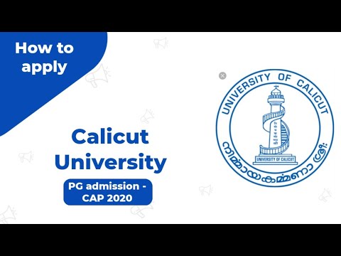 calicut university pg cap trial allotment 2017
